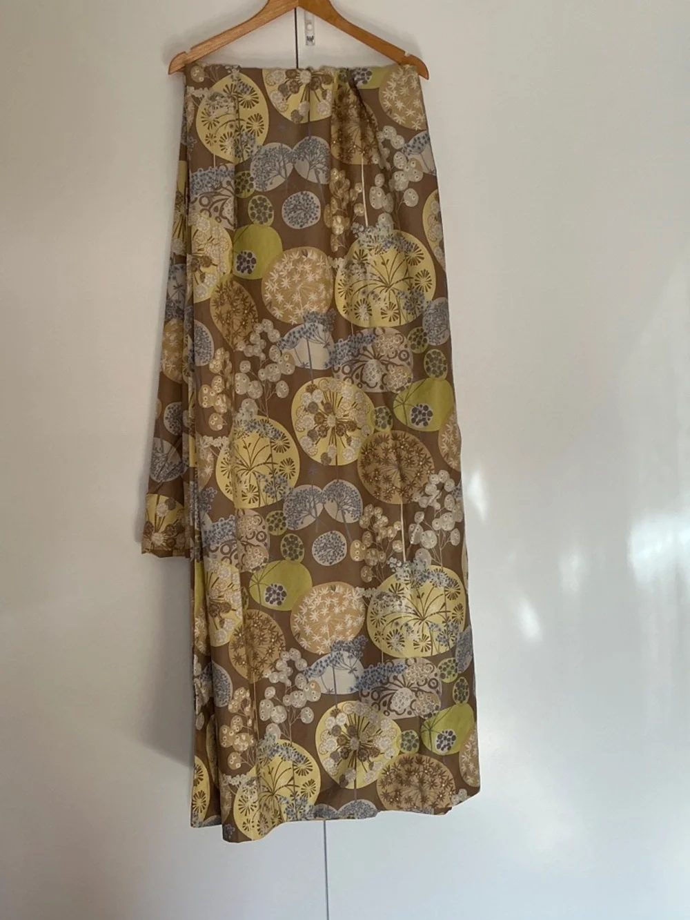 The Company Store Brown, Yellow and Green and Blue Botanical Duvet Cover